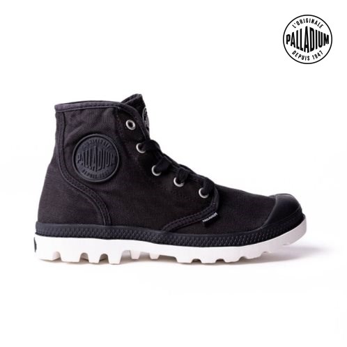 Palladium Pampa Hi Women's Boots Black | UK N978-TNJ